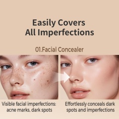 Waterproof Concealer & Foundation Cream for Covering Dark Circles and Acne Marks,Waterproof Concealer & Foundation Cream for Covering Dark Circles and Acne Marks 
