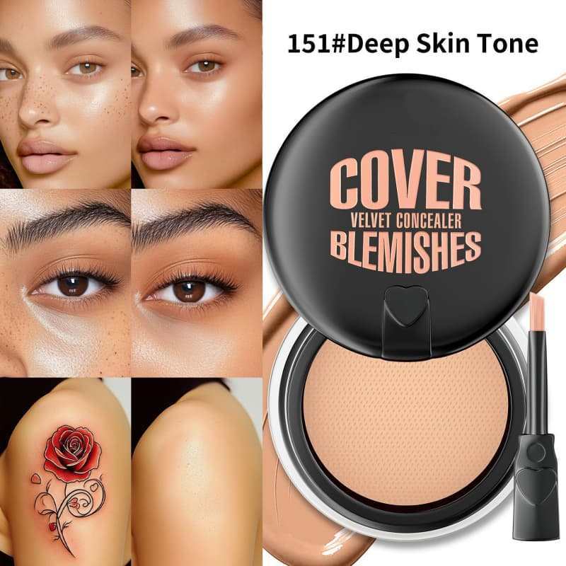 Waterproof Concealer & Foundation Cream for Covering Dark Circles and Acne Marks,Waterproof Concealer & Foundation Cream for Covering Dark Circles and Acne Marks 
