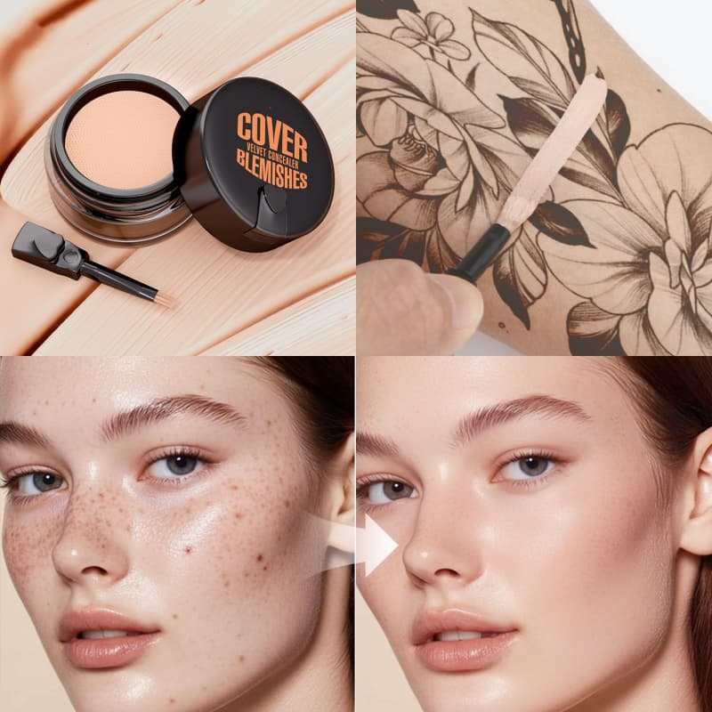 Waterproof Concealer & Foundation Cream for Covering Dark Circles and Acne Marks,Waterproof Concealer & Foundation Cream for Covering Dark Circles and Acne Marks 