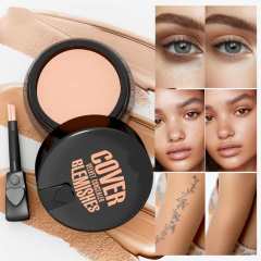Waterproof Concealer & Foundation Cream for Covering Dark Circles and Acne Marks,Waterproof Concealer & Foundation Cream for Covering Dark Circles and Acne Marks 