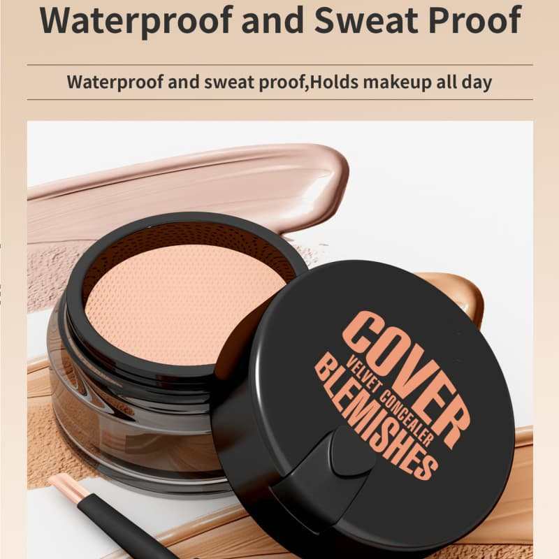 Waterproof Concealer & Foundation Cream for Covering Dark Circles and Acne Marks,Waterproof Concealer & Foundation Cream for Covering Dark Circles and Acne Marks 