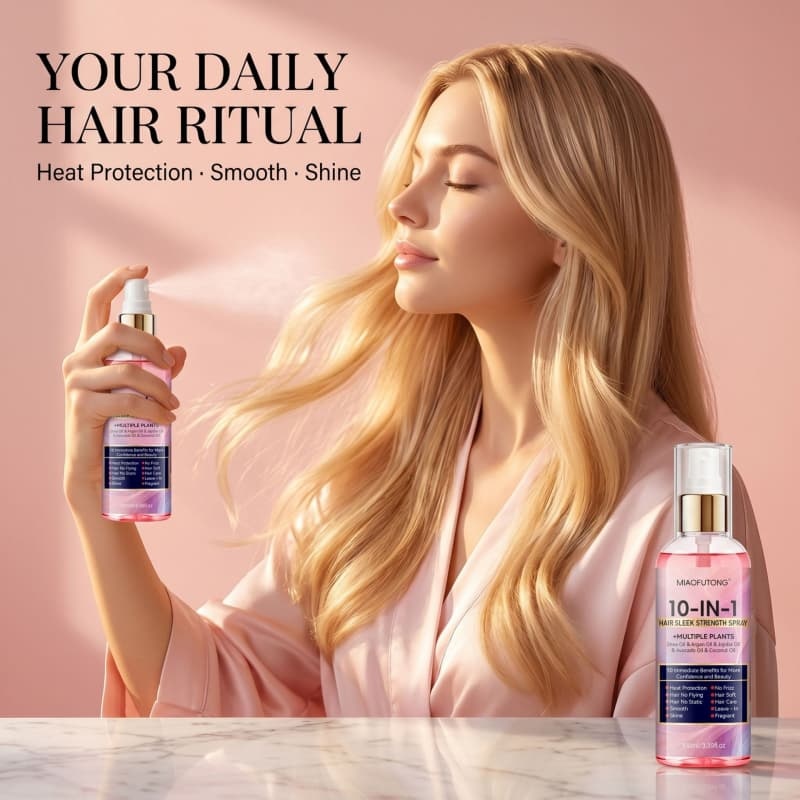 10-in-1 No-Rinse Hair Care Spray, Smoothes & Moisturizes Hair For Improved Condition,10-in-1 No-Rinse Hair Care Spray, Smoothes & Moisturizes Hair For Improved Condition 