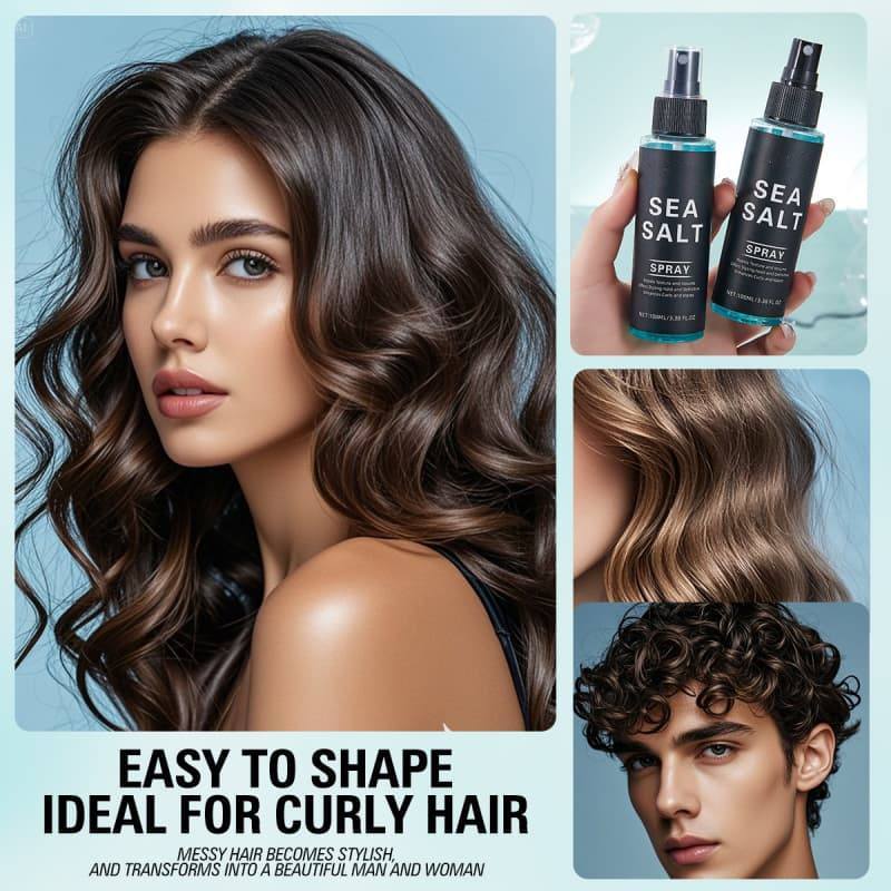 Sea Salt Curling Spray, No-rinse Long-lasting Styling Refreshing Hair Spray,Sea Salt Curling Spray, No-rinse Long-lasting Styling Refreshing Hair Spray 