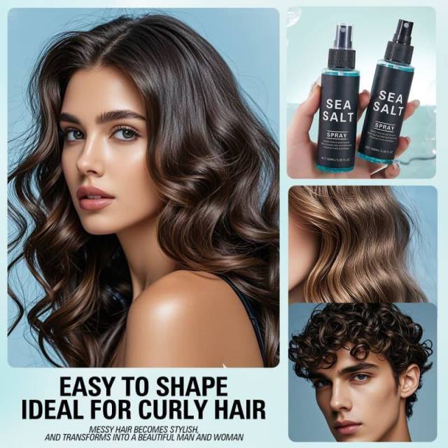 Sea Salt Curling Spray, No-rinse Long-lasting Styling Refreshing Hair Spray,Sea Salt Curling Spray, No-rinse Long-lasting Styling Refreshing Hair Spray 