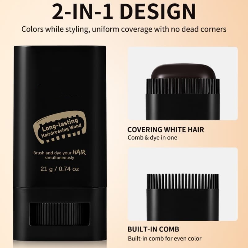 Hair Styling Iron With Built-In Comb, Gray Hair Covering & Rotating Design,Hair Styling Iron With Built-In Comb, Gray Hair Covering & Rotating Design 