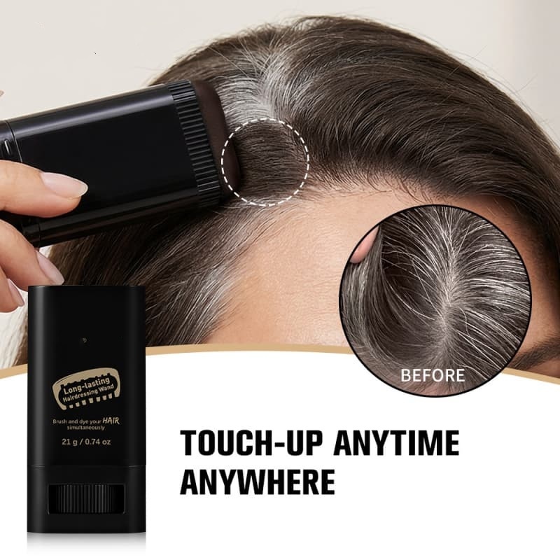 Hair Styling Iron With Built-In Comb, Gray Hair Covering & Rotating Design,Hair Styling Iron With Built-In Comb, Gray Hair Covering & Rotating Design 