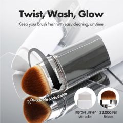 Dual-Ended Color-Changing Foundation Stick, Concealer/Contour & Brightening Foundation Cream,Dual-Ended Color-Changing Foundation Stick, Concealer/Contour & Brightening Foundation Cream 