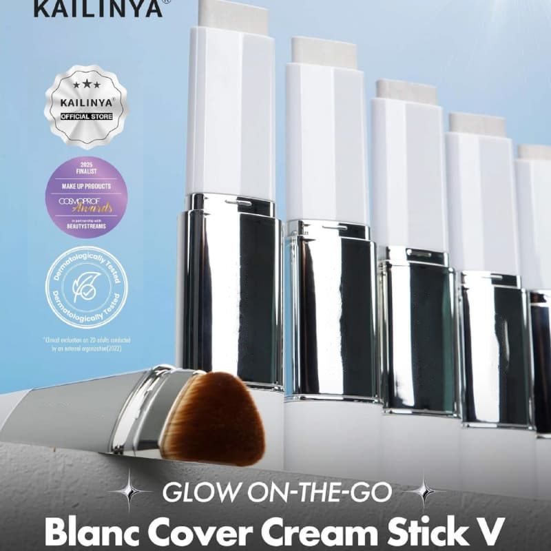 Dual-Ended Color-Changing Foundation Stick, Concealer/Contour & Brightening Foundation Cream,Dual-Ended Color-Changing Foundation Stick, Concealer/Contour & Brightening Foundation Cream 