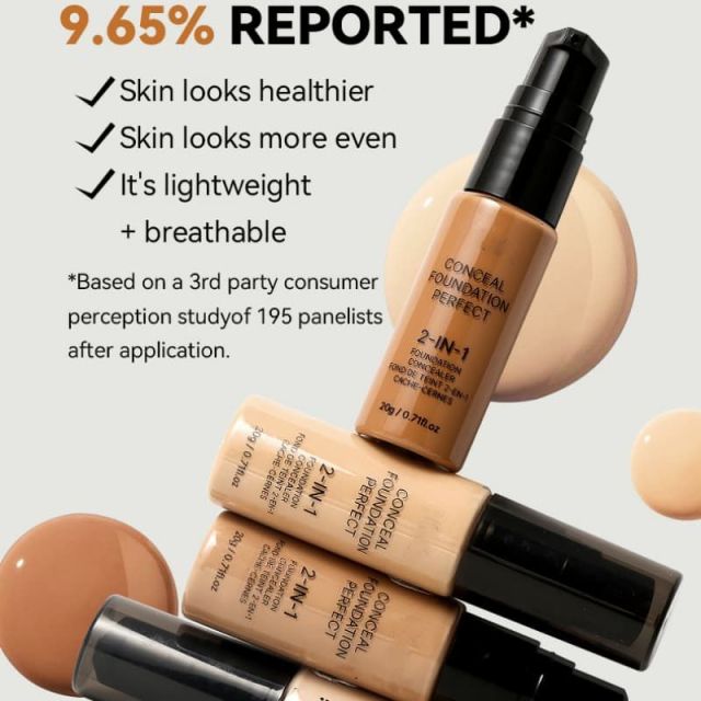 6-color Foundation & Concealer Cream, Long-Lasting Waterproof Liquid Foundation,6-color Foundation & Concealer Cream, Long-Lasting Waterproof Liquid Foundation 
