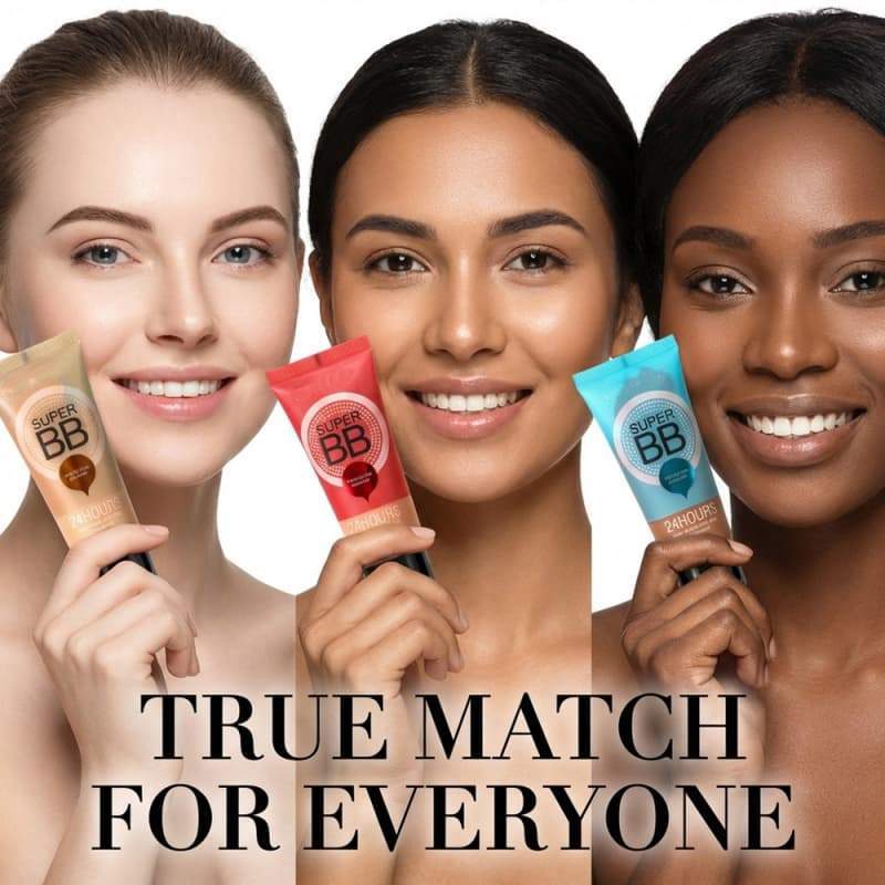 6-Color BB Cream Foundation, 24-Hour Moisturizing & Silky Texture, Hydrating, Facial Contouring & Long-Lasting Makeup,6-Color BB Cream Foundation, 24-Hour Moisturizing & Silky Texture, Hydrating, Facial Contouring & Long-Lasting Makeup 