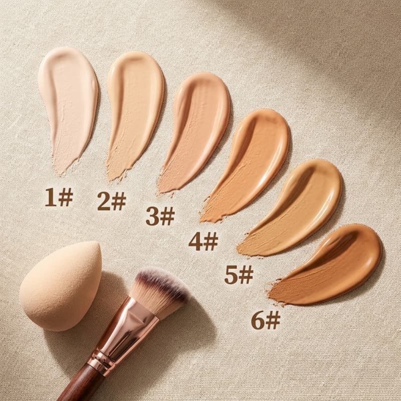6-Color BB Cream Foundation, 24-Hour Moisturizing & Silky Texture, Hydrating, Facial Contouring & Long-Lasting Makeup,6-Color BB Cream Foundation, 24-Hour Moisturizing & Silky Texture, Hydrating, Facial Contouring & Long-Lasting Makeup 
