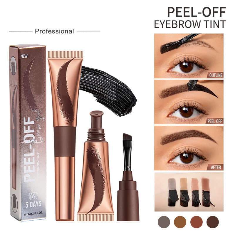Peel-off Eyebrow Gel, Eyebrow Tint Cream, Waterproof Long-Lasting Eyebrow Tint Liquid, Eyebrow Pencil,Peel-off Eyebrow Gel, Eyebrow Tint Cream, Waterproof Long-Lasting Eyebrow Tint Liquid, Eyebrow Pencil 