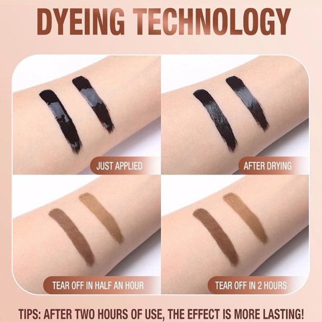 Peel-off Eyebrow Gel, Eyebrow Tint Cream, Waterproof Long-Lasting Eyebrow Tint Liquid, Eyebrow Pencil,Peel-off Eyebrow Gel, Eyebrow Tint Cream, Waterproof Long-Lasting Eyebrow Tint Liquid, Eyebrow Pencil 