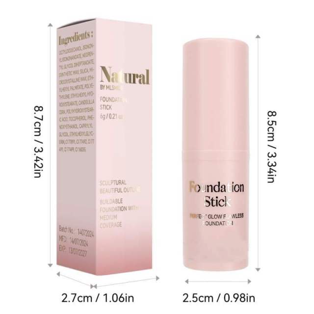 6-Color Concealer Foundation Stick, Moisturizing, Hydrating and Waterproof Foundation Stick,6-Color Concealer Foundation Stick, Moisturizing, Hydrating and Waterproof Foundation Stick 