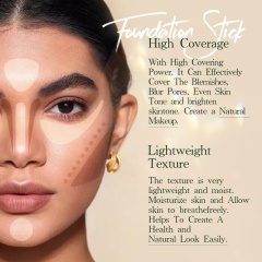 6-Color Concealer Foundation Stick, Moisturizing, Hydrating and Waterproof Foundation Stick,6-Color Concealer Foundation Stick, Moisturizing, Hydrating and Waterproof Foundation Stick 