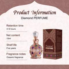 15ml Portable Alcohol-Free Perfume with Arabian Rose, Jasmine and Vanilla Scent,15ml Portable Alcohol-Free Perfume with Arabian Rose, Jasmine and Vanilla Scent 