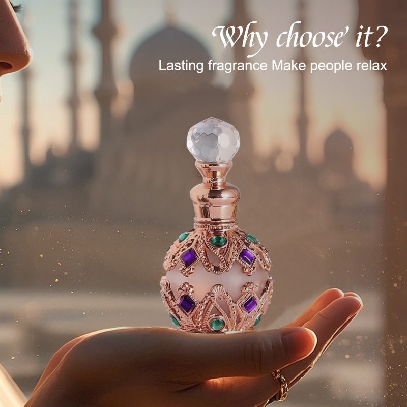 15ml Portable Alcohol-Free Perfume with Arabian Rose, Jasmine and Vanilla Scent,15ml Portable Alcohol-Free Perfume with Arabian Rose, Jasmine and Vanilla Scent 