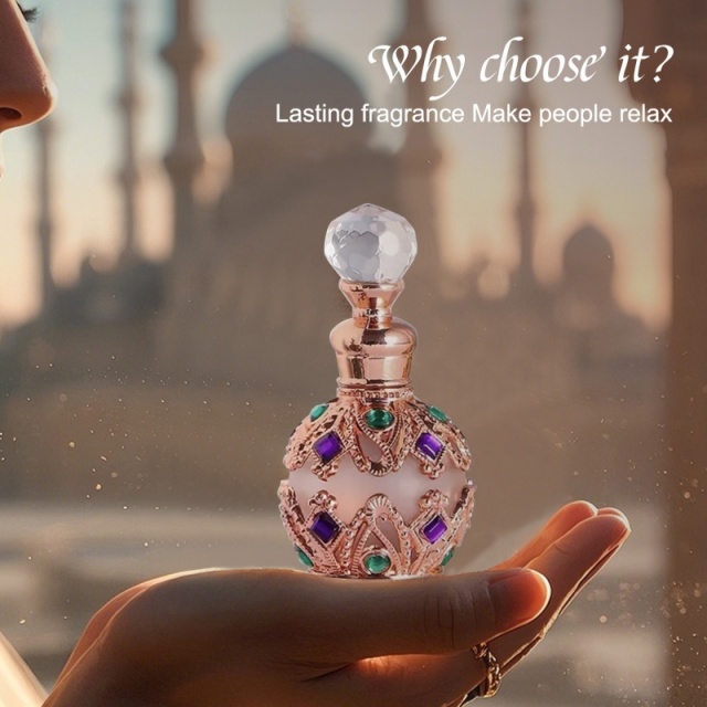 15ml Portable Alcohol-Free Perfume with Arabian Rose, Jasmine and Vanilla Scent,15ml Portable Alcohol-Free Perfume with Arabian Rose, Jasmine and Vanilla Scent 