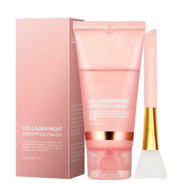 Hydrolyzed Collagen Peel-off Mask CollagenNightWrappingMask Facial Moisturizing and Firming,Hydrolyzed Collagen Peel-off Mask CollagenNightWrappingMask Facial Moisturizing and Firming 