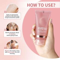Hydrolyzed Collagen Peel-off Mask CollagenNightWrappingMask Facial Moisturizing and Firming,Hydrolyzed Collagen Peel-off Mask CollagenNightWrappingMask Facial Moisturizing and Firming 