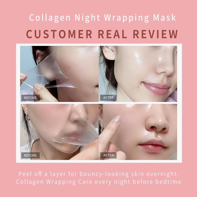 Hydrolyzed Collagen Peel-off Mask CollagenNightWrappingMask Facial Moisturizing and Firming,Hydrolyzed Collagen Peel-off Mask CollagenNightWrappingMask Facial Moisturizing and Firming 