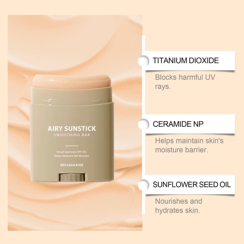 Moisturizing Natural Semi-Matte Lightweight Portable Refreshing Hydrating Protection Sunscreen Stick,Moisturizing Natural Semi-Matte Lightweight Portable Refreshing Hydrating Protection Sunscreen Stick 