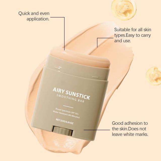 Moisturizing Natural Semi-Matte Lightweight Portable Refreshing Hydrating Protection Sunscreen Stick,Moisturizing Natural Semi-Matte Lightweight Portable Refreshing Hydrating Protection Sunscreen Stick 