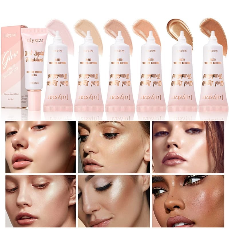 Facial Concealer, Highlight Pearlescent Foundation, Long-Lasting Non-Makeup-Removing Moisturizing Foundation,Facial Concealer, Highlight Pearlescent Foundation, Long-Lasting Non-Makeup-Removing Moisturizing Foundation 