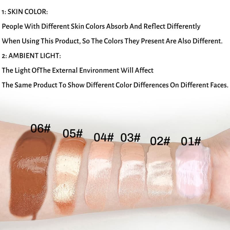 Facial Concealer, Highlight Pearlescent Foundation, Long-Lasting Non-Makeup-Removing Moisturizing Foundation,Facial Concealer, Highlight Pearlescent Foundation, Long-Lasting Non-Makeup-Removing Moisturizing Foundation 