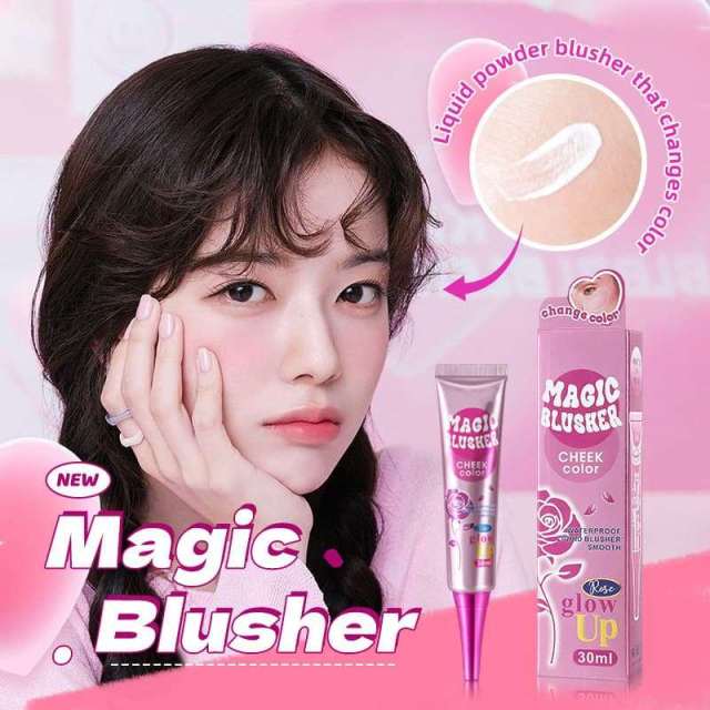 Temperature-Sensitive Color Changing Liquid Blush 30ml Shimmer Smoky Makeup Blush Cream,Temperature-Sensitive Color Changing Liquid Blush 30ml Shimmer Smoky Makeup Blush Cream 