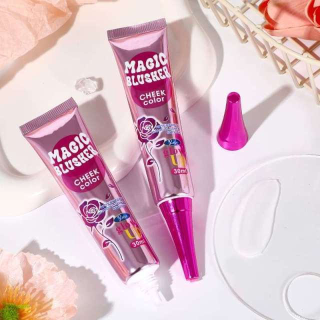 Temperature-Sensitive Color Changing Liquid Blush 30ml Shimmer Smoky Makeup Blush Cream,Temperature-Sensitive Color Changing Liquid Blush 30ml Shimmer Smoky Makeup Blush Cream 