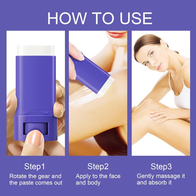 Refreshing Portable Sunscreen Stick, UV Protection, Waterproof, Deep Hydrating and Moisturizing Solid Balm,Refreshing Portable Sunscreen Stick, UV Protection, Waterproof, Deep Hydrating and Moisturizing Solid Balm 