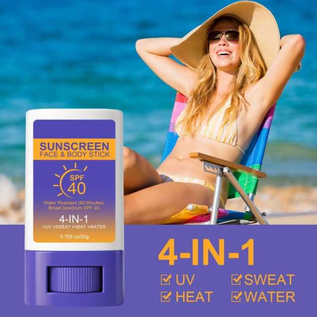 Refreshing Portable Sunscreen Stick, UV Protection, Waterproof, Deep Hydrating and Moisturizing Solid Balm,Refreshing Portable Sunscreen Stick, UV Protection, Waterproof, Deep Hydrating and Moisturizing Solid Balm 