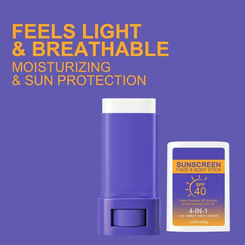 Refreshing Portable Sunscreen Stick, UV Protection, Waterproof, Deep Hydrating and Moisturizing Solid Balm,Refreshing Portable Sunscreen Stick, UV Protection, Waterproof, Deep Hydrating and Moisturizing Solid Balm 