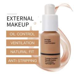 Foundation Makeup, Concealing, Long-lasting & Waterproof Liquid Foundation,Foundation Makeup, Concealing, Long-lasting & Waterproof Liquid Foundation 