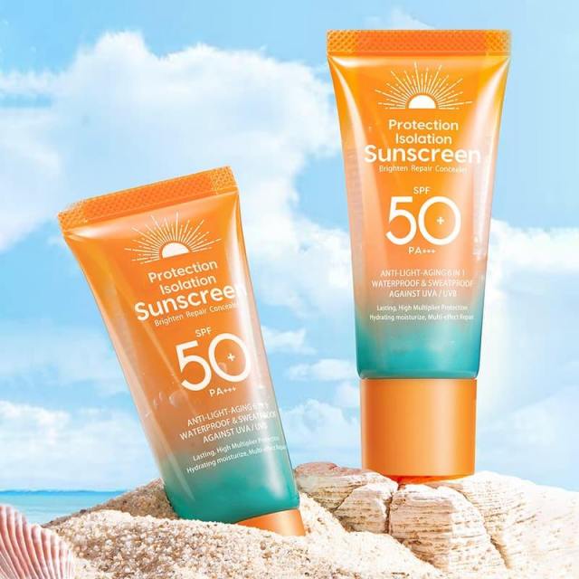 Two-Tube Multi-Effect Repair Isolation Sunscreen Cream With High UV Protection,Two-Tube Multi-Effect Repair Isolation Sunscreen Cream With High UV Protection 