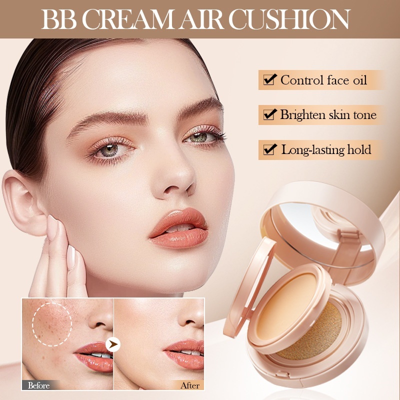 2-in-1 Pressed Powder Cushion Luminous Flawless BB Cream Concealing Foundation,2-in-1 Pressed Powder Cushion Luminous Flawless BB Cream Concealing Foundation 