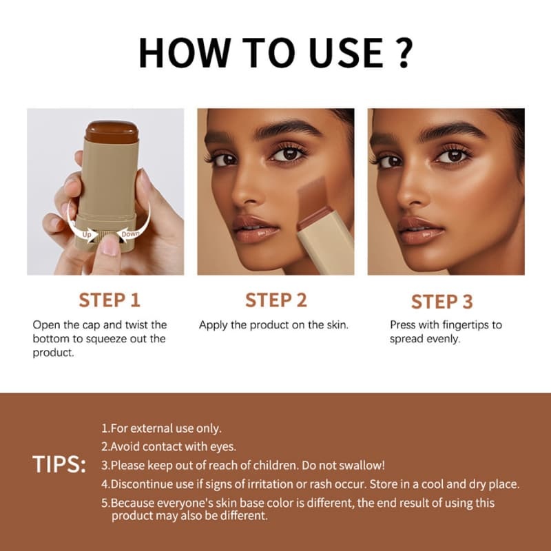 Concealer foundation stick, long-lasting base makeup foundation that does not fade easily,Concealer foundation stick, long-lasting base makeup foundation that does not fade easily 