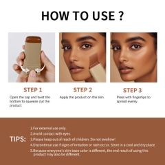 Concealer foundation stick, long-lasting base makeup foundation that does not fade easily,Concealer foundation stick, long-lasting base makeup foundation that does not fade easily 