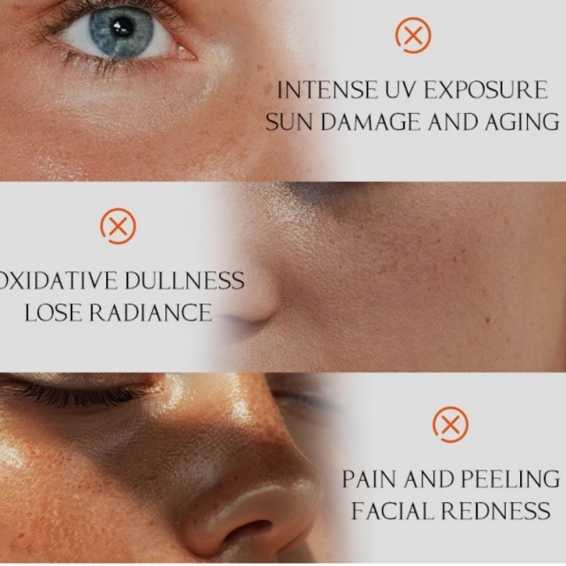 Facial Tinted Sunscreen, Lightweight & Non-Greasy Sunscreen Cream,Facial Tinted Sunscreen, Lightweight & Non-Greasy Sunscreen Cream 