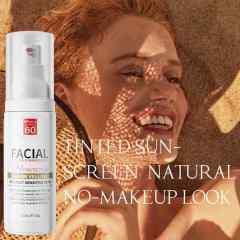 Facial Tinted Sunscreen, Lightweight & Non-Greasy Sunscreen Cream,Facial Tinted Sunscreen, Lightweight & Non-Greasy Sunscreen Cream 