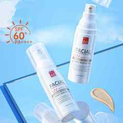 Facial Tinted Sunscreen, Lightweight & Non-Greasy Sunscreen Cream,Facial Tinted Sunscreen, Lightweight & Non-Greasy Sunscreen Cream 