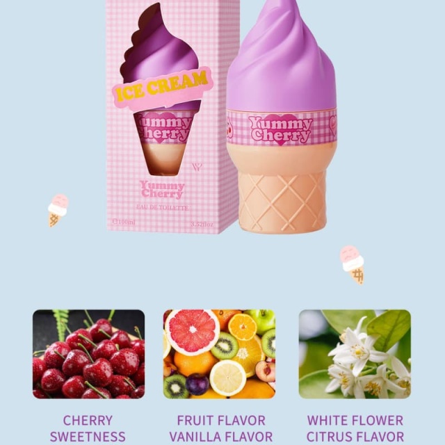 Long-Lasting Body Mist Perfume, Ice Cream Scented Lasting Fragrance Perfume,Long-Lasting Body Mist Perfume, Ice Cream Scented Lasting Fragrance Perfume 