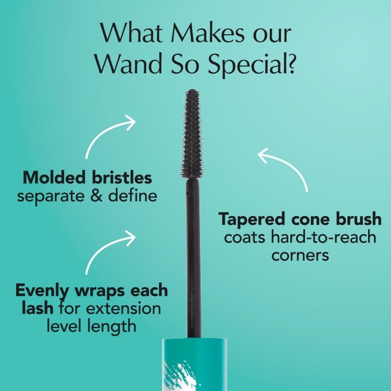 Long, Thick, Curled & Set Lashes; Natura-Looking, Smudge-Proof Black Mascara,Long, Thick, Curled & Set Lashes; Natura-Looking, Smudge-Proof Black Mascara 