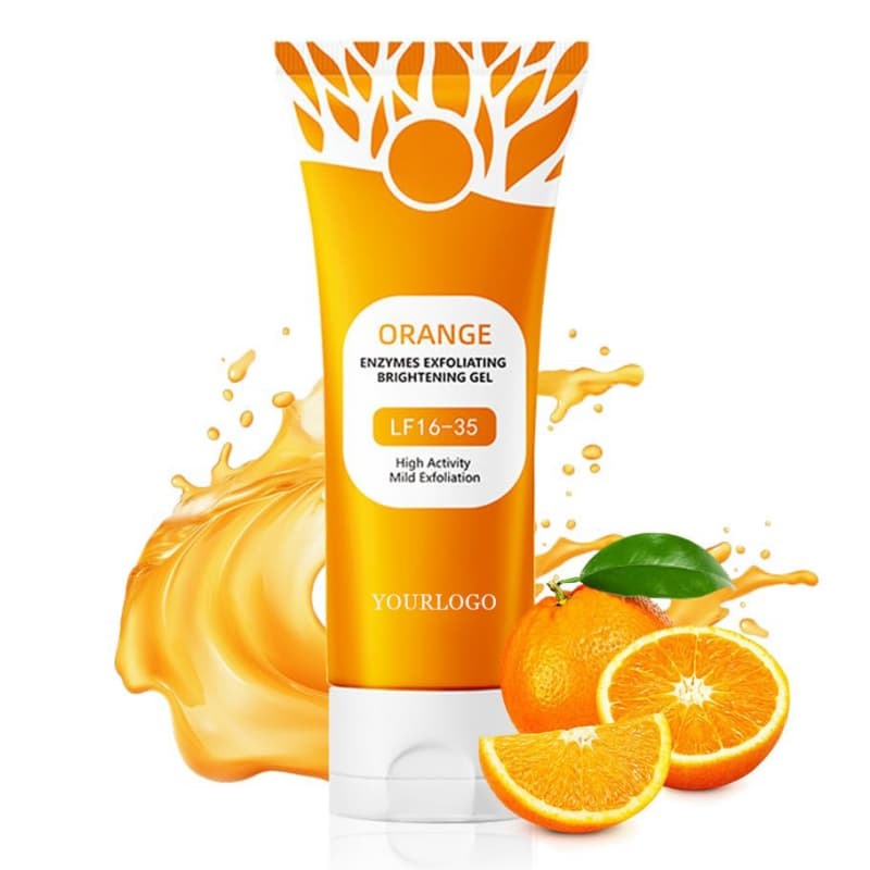 Orange Enzyme Exfoliating Gel, Mild Skin Renewal, Brightening and Deep Cleansing Facial Gel,Orange Enzyme Exfoliating Gel, Mild Skin Renewal, Brightening and Deep Cleansing Facial Gel 