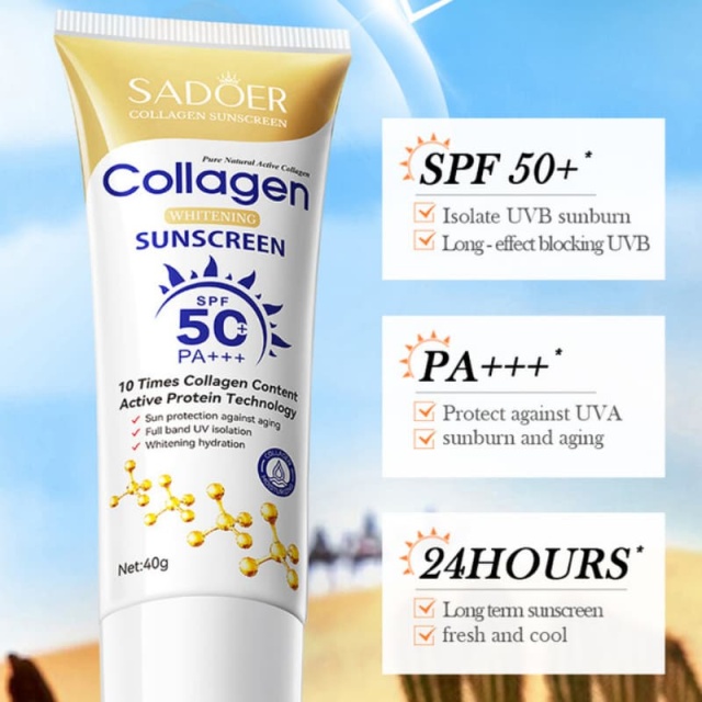Collagen Anti-Wrinkle Sunscreen WHITENING SUNSCREEN, UV Protection,Collagen Anti-Wrinkle Sunscreen WHITENING SUNSCREEN, UV Protection 