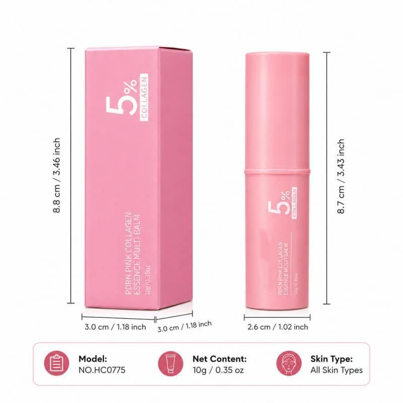 PDRN Pink Collagen Plumping Balm Anti-Wrinkle & Firming Stick Multi-Effect Essence Stick,PDRN Pink Collagen Plumping Balm Anti-Wrinkle & Firming Stick Multi-Effect Essence Stick 
