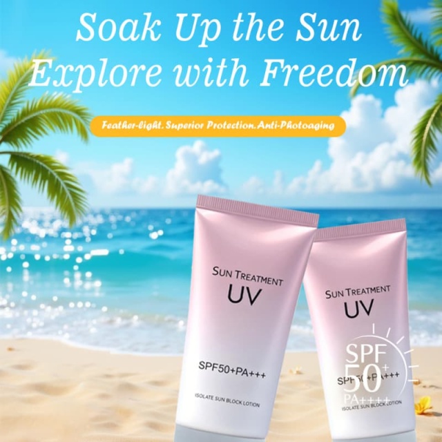 Refreshing, Moisturizing, Highly Long-Lasting, Waterproof And UV-Protective Sunscreen,Refreshing, Moisturizing, Highly Long-Lasting, Waterproof And UV-Protective Sunscreen 