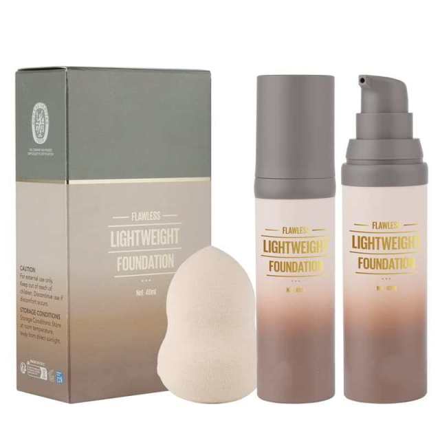 Flawless Natural BB Cream & Foundation With Makeup Sponge, Long-lasting, Concealing & Moisturizing,Flawless Natural BB Cream & Foundation With Makeup Sponge, Long-lasting, Concealing & Moisturizing 