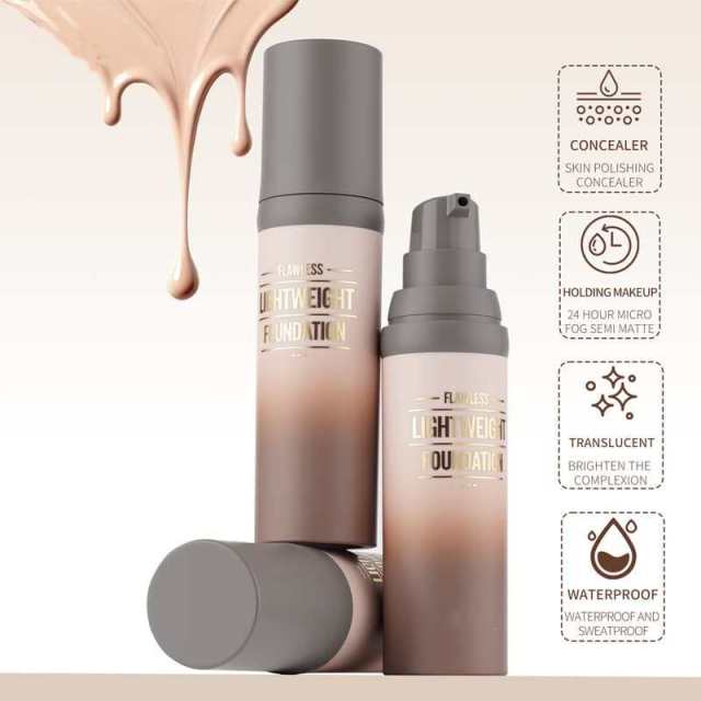 Flawless Natural BB Cream & Foundation With Makeup Sponge, Long-lasting, Concealing & Moisturizing,Flawless Natural BB Cream & Foundation With Makeup Sponge, Long-lasting, Concealing & Moisturizing 